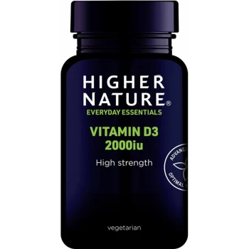 Image of Vitamin D3 2000iu Capsules - 120s - 701402 - Higher Nature