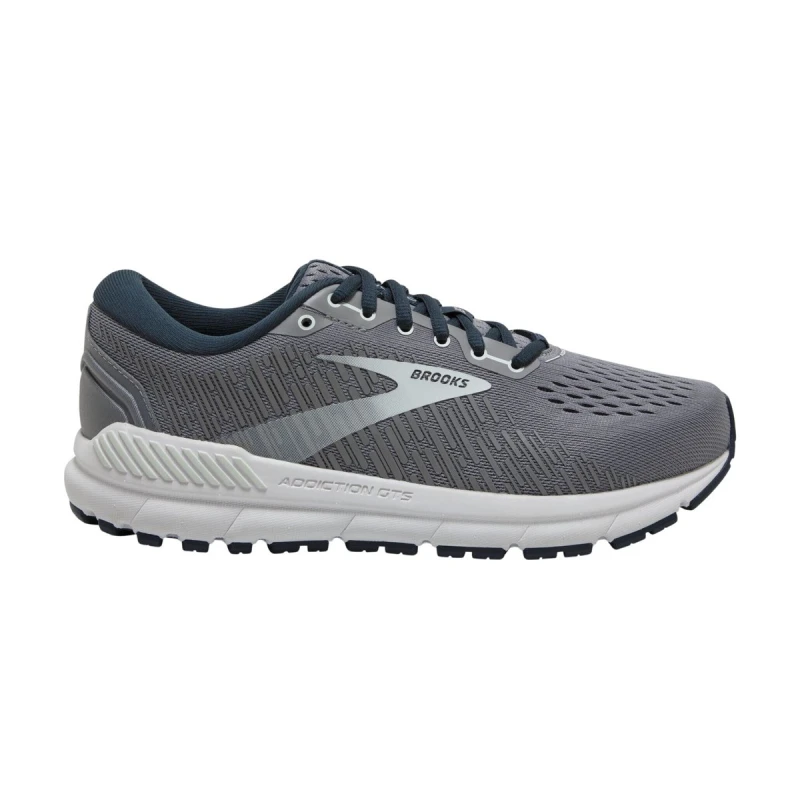 Image of Shoes Brooks Addiction GTS 15 Gray Blue Womens, Size 39 - EUR