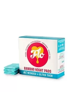 Image of Here We Flo Megapack of FLO Bamboo Night Pads, One Colour, Women