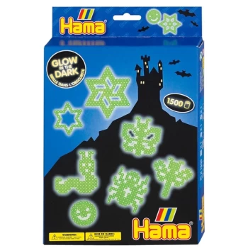 Image of Hama - Glow in the Dark Hanging Box Activity Set