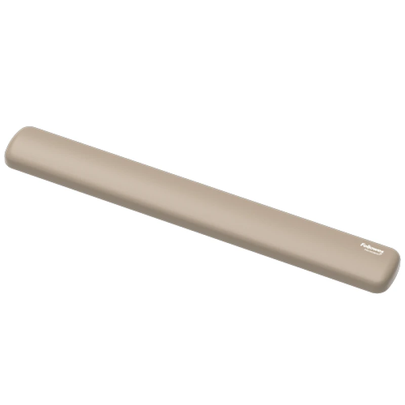Image of FELLOWES Breyta Silicone Keyboard Wrist Rest - Sand, Cream,Brown 043859812370
