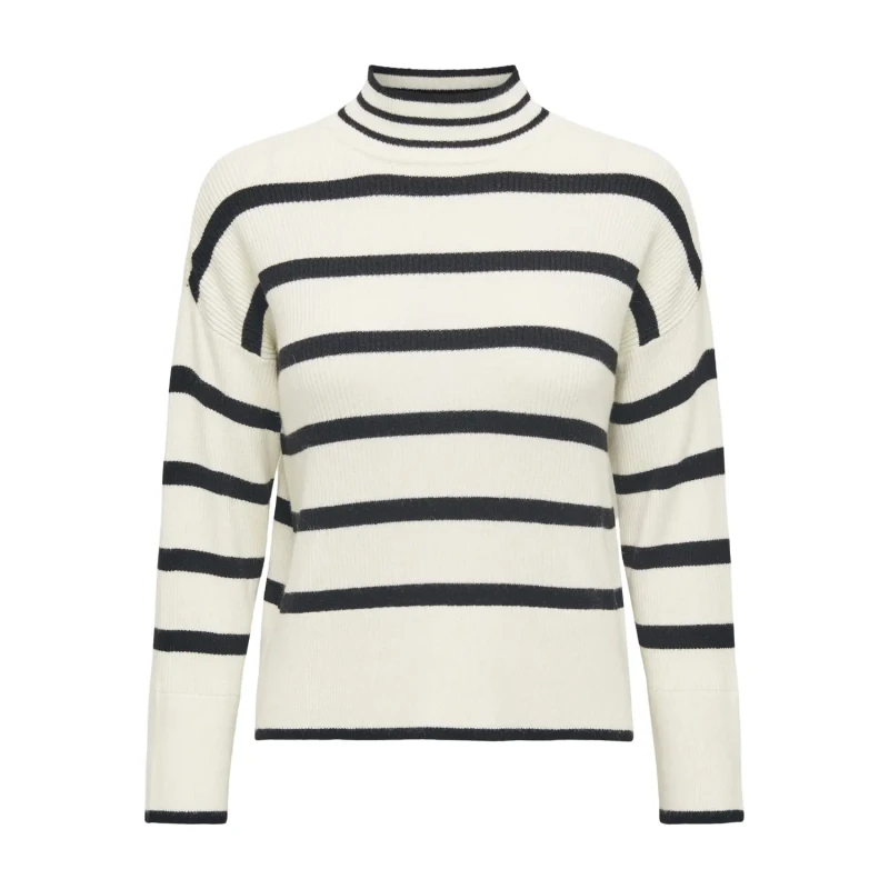 Image of Only Womens stand-up collar sweater Only Ibi Blanc Female L