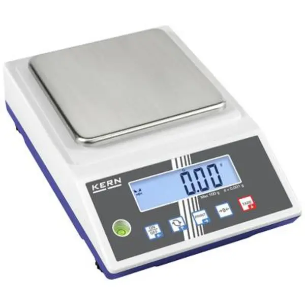 Image of Kern PCB 1000-2 Precision scales Weight range 1.2 kg Readability 10 mg White, Black, Silver