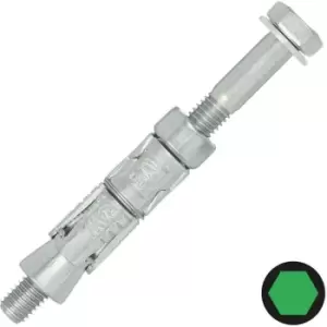 Image of Rawlplug Rawlbolt M10 x 50mm Loose Wall Bolt - Pack of 5 - Silver