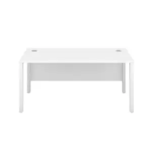 Image of Goalpost Ultra Modern Home Office Desk - White - White