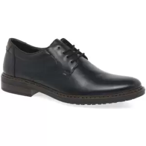 Image of Rieker Ealing Mens Formal Derby Lace Up Shoes mens Casual Shoes in Black,7.5,8,9,9.5,10,11
