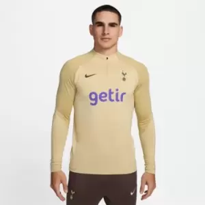 Image of Nike Tottenham Hotspur EU Drill Top 2023 2024 Adults - Beige