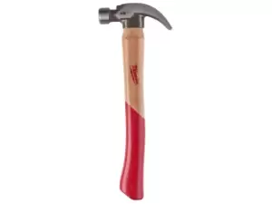 Image of Milwaukee 4932478659 16oz Hickory Curved Claw Hammer