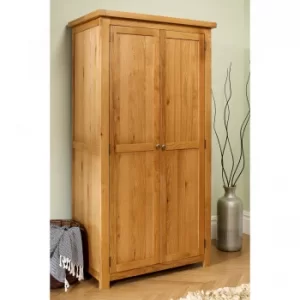 Image of Woburn 2 Door Oak Wardrobe