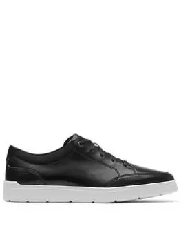 Image of Rockport Tm Court Blucher Trainer - Black, Size 12, Men