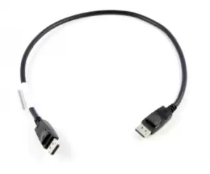 Image of 0.5m DisplayPort - 0.5 m - DisplayPort - DisplayPort - Black - Male/Male -