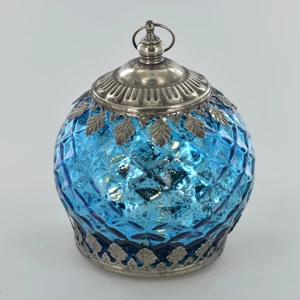 Image of LED Lantern Blue H14.5cm