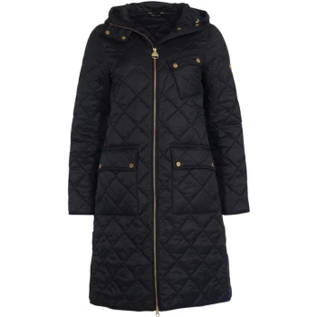 Image of Barbour International Ellenbrook Quilted Jacket - Black