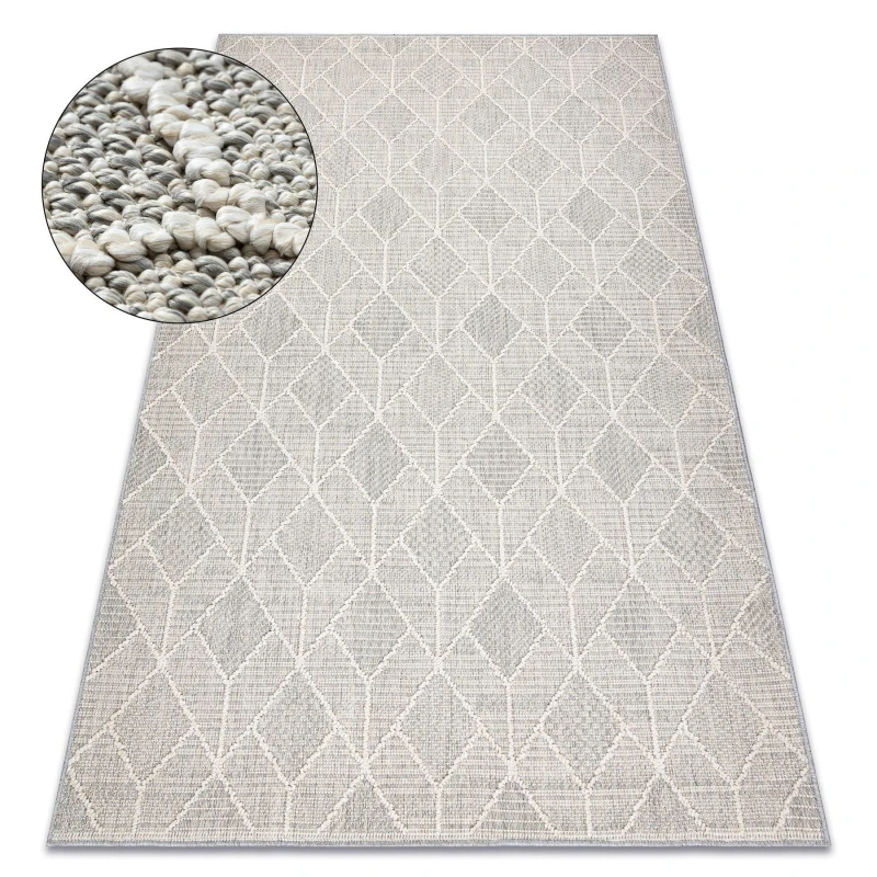 Image of RugsX Origi Rug in Grey Size: 80cm x 150cm Grey Unisex 80cm x 150 cm