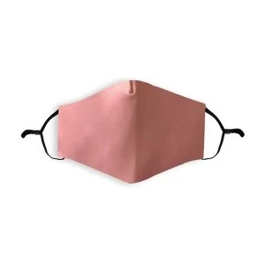 Image of Plain Coral Face Mask