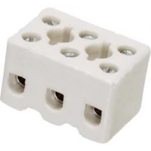Image of Ceramic connector flexible 2.5 mm2 rigid 2.5 mm2 Number of pins 3