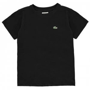 Image of Lacoste Junior Boys Basic Logo T Shirt - Black 031
