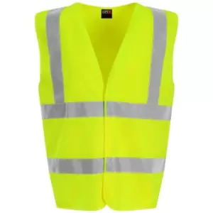 Image of Unisex Waistcoat (m) (Yellow) - Yellow - Pro RTX High Visibility