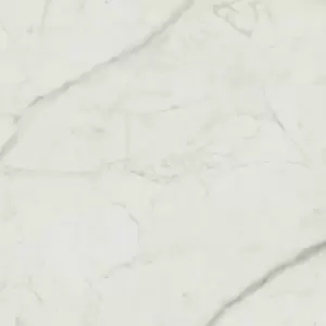 Image of White Polished Marble Effect Floor/Wall Tile 797mm x 797mm - Ampla
