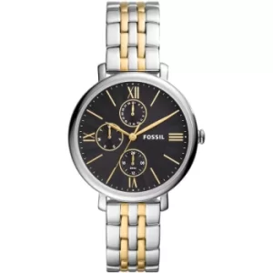 Image of Fossil Jacqueline Multifunction Two-Tone Stainless Steel Watch