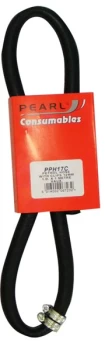 Image of Fuel Hose & Clips Rubber 12mm x 1m PPH17C PEARL CONSUMABLES