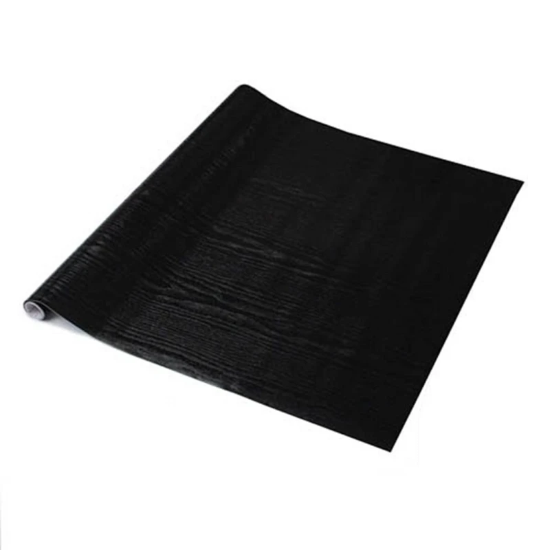 Image of D-C-Fix Blackwood Self Adhesive Vinyl Wrap Film in Black Size: 900mm x 10000mm Black Unisex 900mm x 10000mm