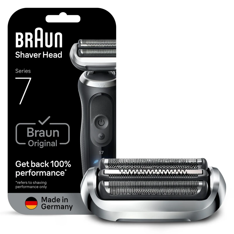 Image of Braun Series 7 74S Electric Shaver Head Replacement Silver Men