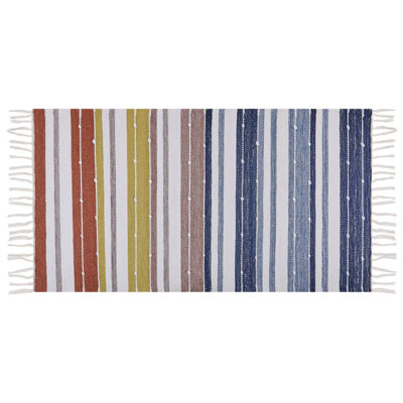 Image of Beliani Outdoor Rug Tozakli Multicolour 80 X 150 Cm