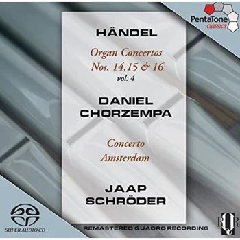 Image of Jaap Schroder - H&auml;ndel: Organ Concertos Nos. 14, 15 & 16 CD