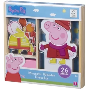 Image of Peppa Pig Magnetic Wooden Dress Up Set