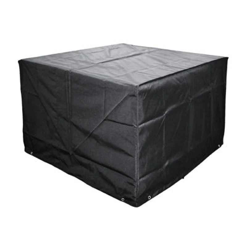 Image of Cozy Bay Furniture EZBreathe 8 Seat Cube Set Cover in Black unisex