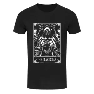 Image of Deadly Tarot Mens The Magician T Shirt (S) (Heather Black)