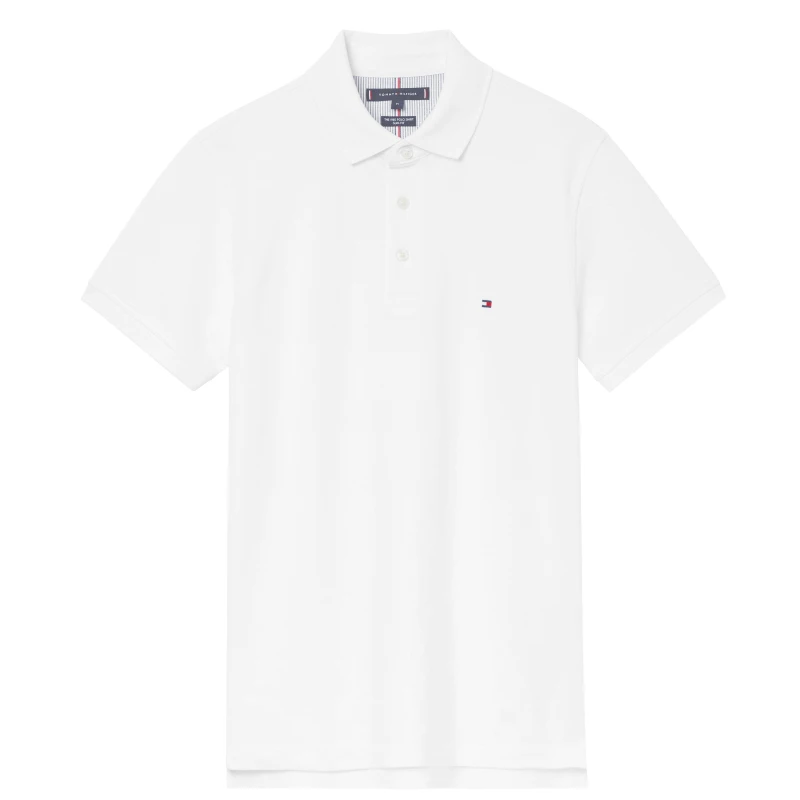 Image of Tommy Hilfiger Core 1985 Slim Polo - White White L
