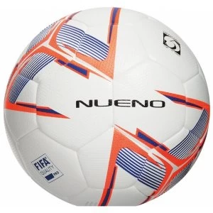 Image of Precision Nueno Match Football White/Deep Blue/Fluo Orange Size 4