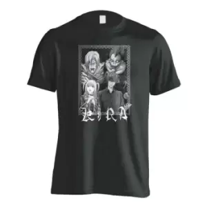 Image of Death Note T-Shirt Fighting Evil Size S