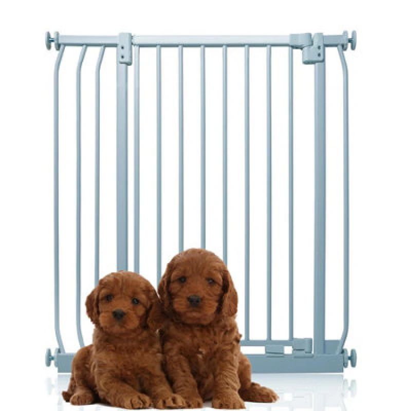Image of Bettacare Extra Tall Elite Dog Gate, 80Cm - 89Cm, Matt Grey, Extra Tall 96.8Cm In Height, Pressure Fit Pet Gate
