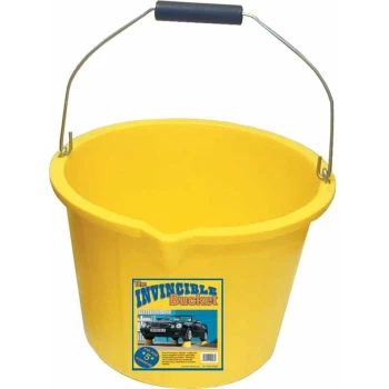 Image of Invincible Yellow Builders Bucket 15LTR - Kennedy