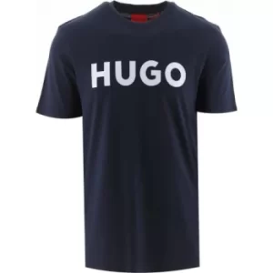 Image of HUGO Dark Blue Dulivio T-Shirt