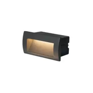 Image of Larissa Banya Outdoor Sconce Wall Lamp LED 3W 3000K Aluminum Dark Grey IP65