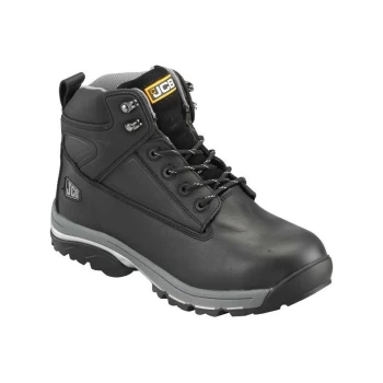 Image of JCB Fast Track Leather Safety Boots S3 - Black - UK 7 - FTRACKB/07