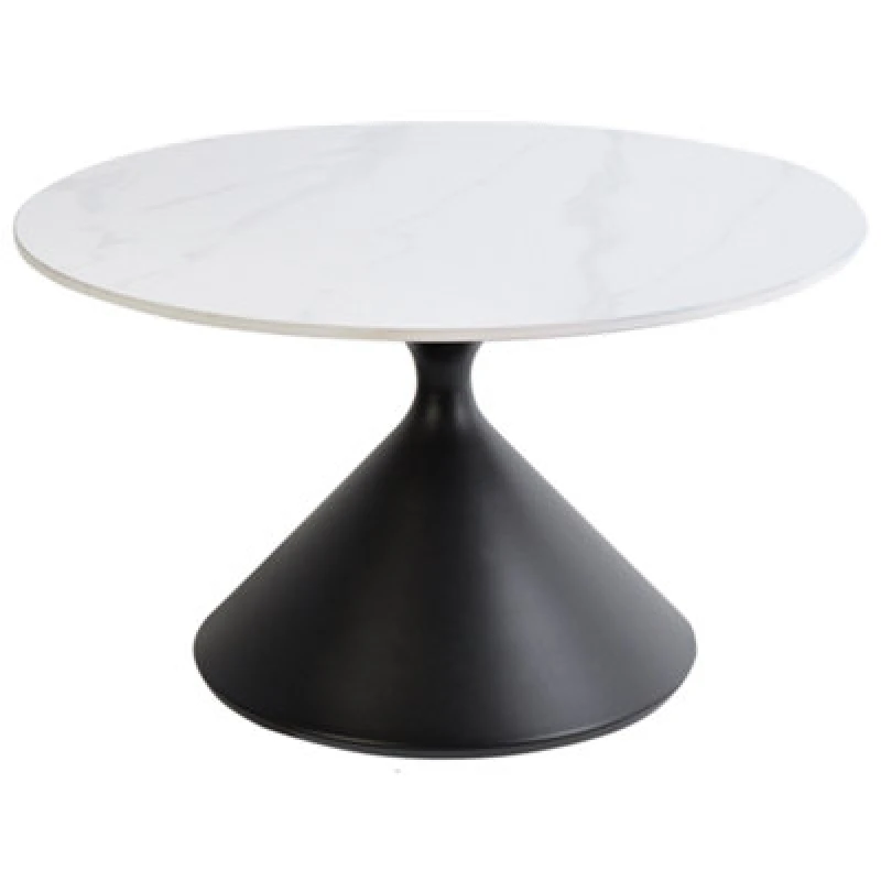 Image of Beliani Coffee Table Haiwee Ceramic Black/ White