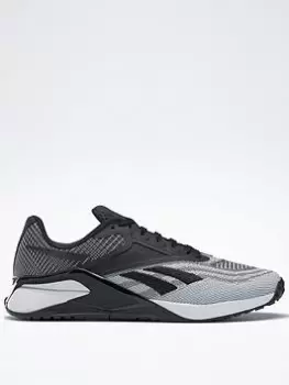 Image of Reebok Nano X2 Shoes, Grey/White, Size 7, Women