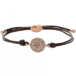 Image of Ladies Fossil PVD rose plating Bracelet
