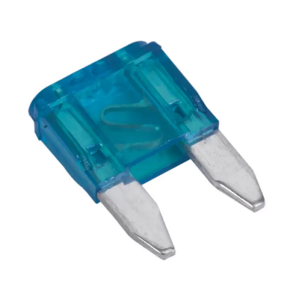 Image of Genuine SEALEY MBF1550 Automotive MINI Blade Fuse 15A Pack of 50
