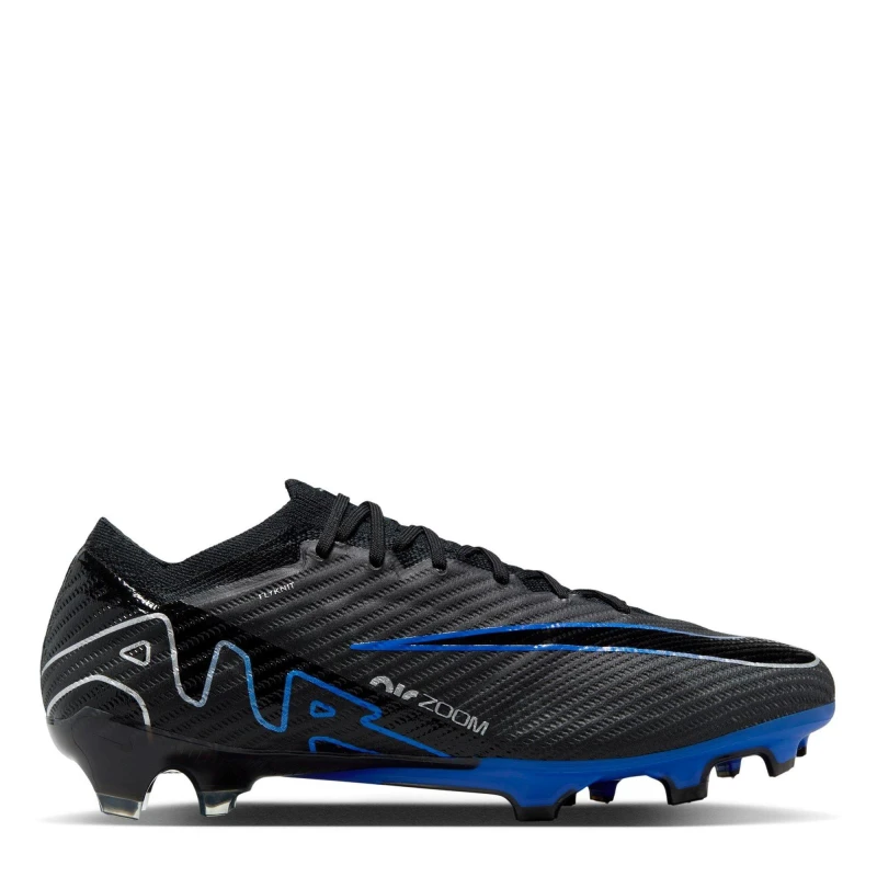 Image of Nike Mercurial Vapor Elite Firm Ground Football Boots Black/Chrome male 6 (40)