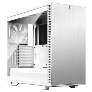 Image of Fractal Design Define 7 (White TG) Gaming Case w/ Clear Glass Window, E-ATX, Multibracket, 3 Fans, Fan Hub,...