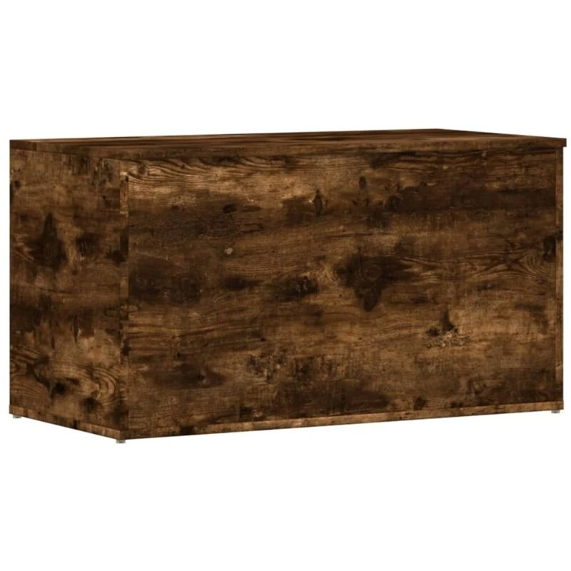 Image of VIDAXL Storage Chest Smoked Oak 84x42x46cm Engineered Wood vidaXL 8720286932544