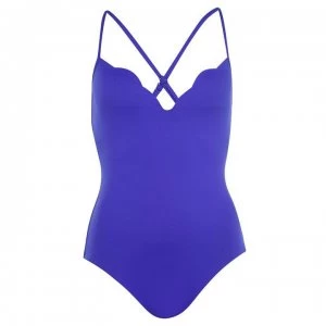 Image of Seafolly Seafolly Petal Maillot Swimsuit - Reflex Blue