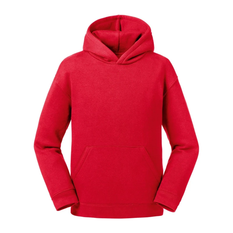 Image of Russell Authentic Hooded Sweatshirt in Red Size: 3-4 Years Red Unisex 3-4 Years