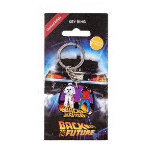 Image of Back to the Future Metal Keychain Marty & Doc
